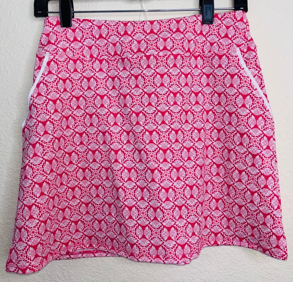 Sigrid Olsen Golf & Tennis Skort, Pink White, Women's Size Small, NWOT